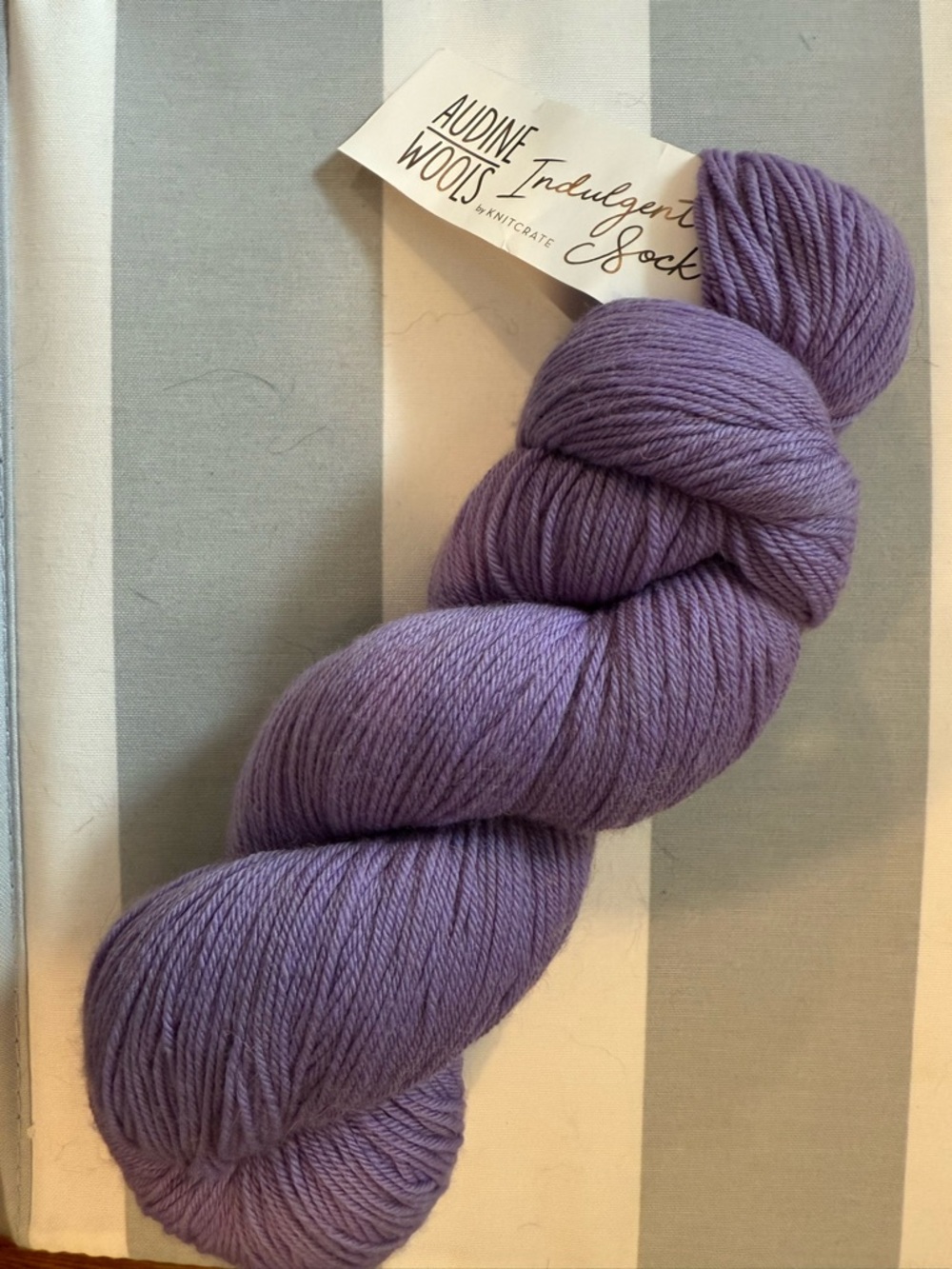 Audine Wools Indulgent Sock Yarn - Lavender